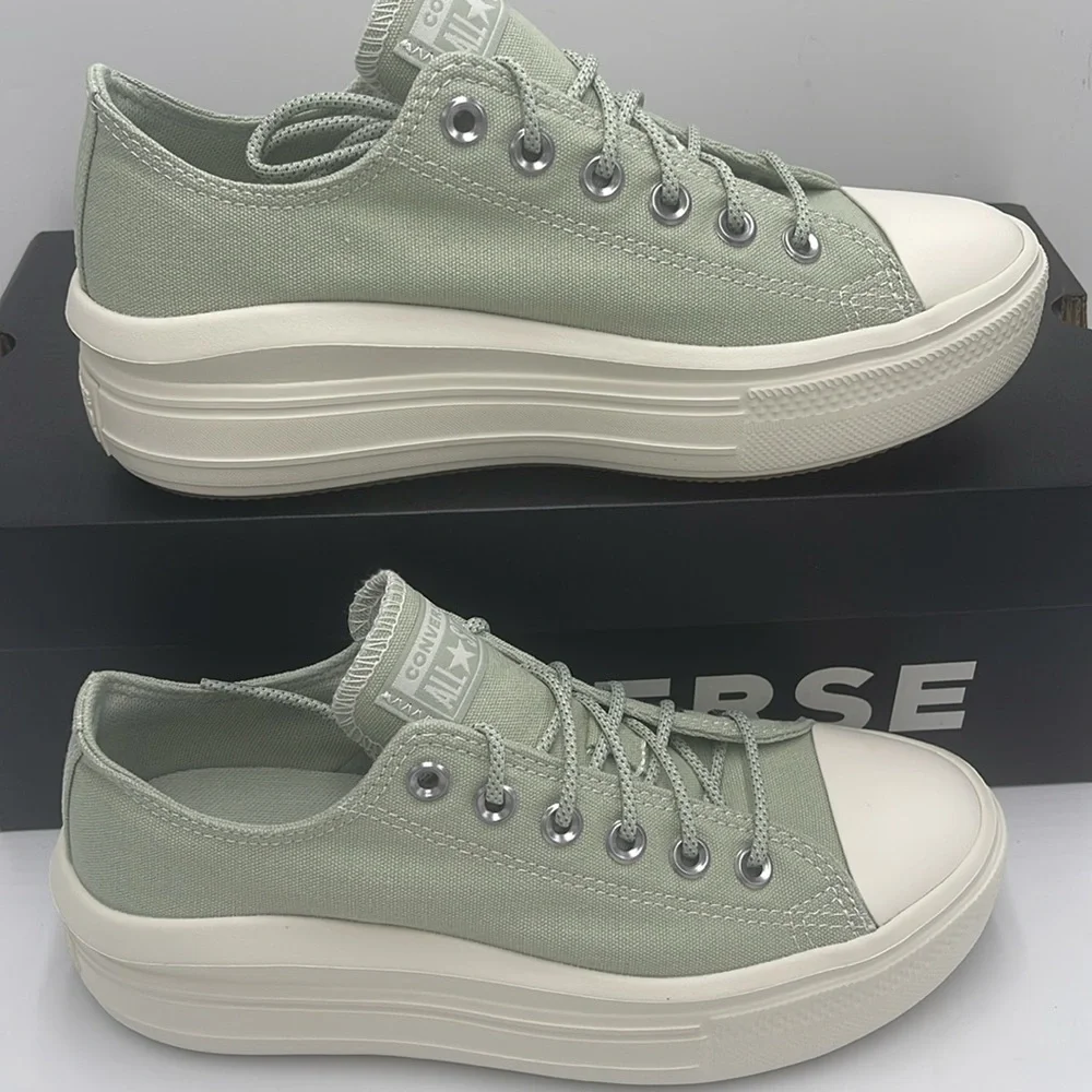 Converse WMNS A03558C CTAS MOVE OX SUMMIT SAGE/EGRET/SUMMIT PLATFORMS SNEAKERS